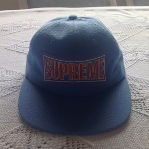 New Supreme metallic arc 6-panel hat